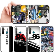 Soft black phone case for Realme 5 5i 5S 6i 5Pro Q C3 Narzo 20A SX51 toyota ae86 casing Anti falling
