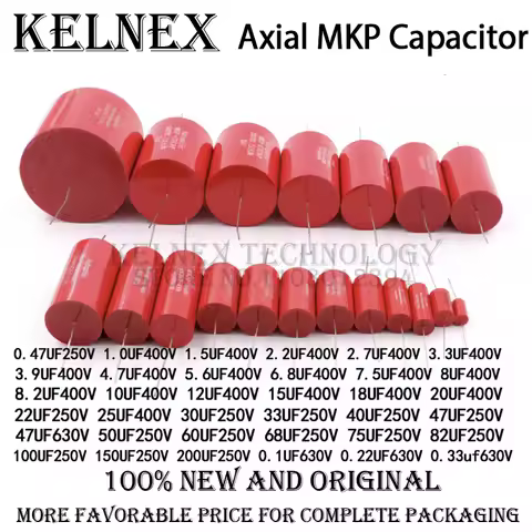 1PC Audiophiler Axial MKP Capacitor Audio 250V 400V 630V 4.7UF/400V 10UF 1.0UF 1.5UF 6.8UF 8.2UF Fre
