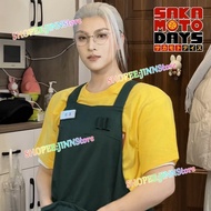 -JINN-TARO SAKAMOTO Cosplay Costume Uniforms Wig Anime SAKAMOTO DAYS Yellow T-shirt Apron Wig Full S