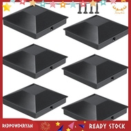 [Redpowderyan.] (3.5''X3.5'')Wood Fence Post Caps 6pcs Deck Post Caps for Post Caps Cover