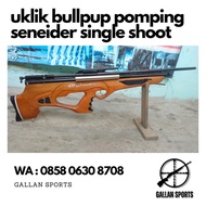 sharp uklik SENEIDER bullpup single shoot pomping coklat classic