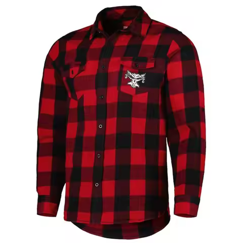 Brock Lesnar Beast Red Flannel Shirt Mens Motorcycle shirt AEW