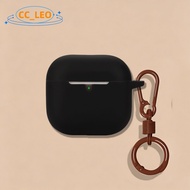 Suitable for AirPods 4 Case Cute Silicone Soft Case with Colorful Metal Pendant Compatible with AirP