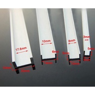 1pcs Aluminium U Profile Channel DIY RC Car Model Robot Bracket Chose Size