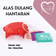 Alas Dulang Hantaran Bercorak /Dulang Hantaran / Kain Satin Dulang Hantaran