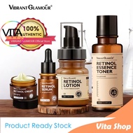 [BPOM] Paket Vibrant Glamour Double Retinol Serum+Cream+Toner Anti Aging Brightening Siang Malam Men