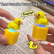 That Quacks Button Quacking Duck Fidget Toy Duck Keyboard Keycap Regulator Button Sound Keychain lam
