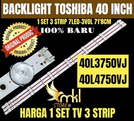 BACKLIGHT TV LCD LED TOSHIBA 40 INCH 40L3750VJ- 40L4750VJ BACKLIGHT TV TOSHIBA