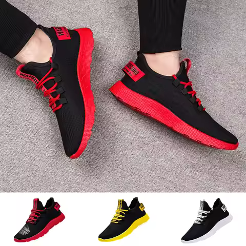Fashion Sneaker Shoes for Men Running Tourist Shoes Weaving Shoes Leisure Men's Flying Sports le Sho