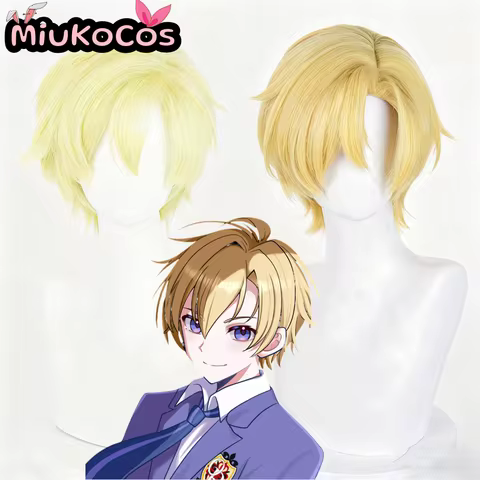 IN STOCK すおうたまき Tamaki Suoh Cosplay Wig MiukoCosplay Anime Ouran High School Host Club Cosplay