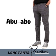 Premium Grey Men's Long Chinos Pants - Grey Chino Pants