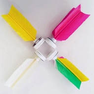 6Pack Feather Kick Shuttlecock Foot Exercise Outdoor Toy Game Kick Game Indoor Outdoor for Kids Adul