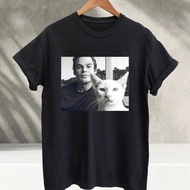 New Men's Cotton T-Shirt Dexter Morgan Unisex Unique Design Funny Cat Unseix