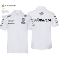 Pakaian Menunggang Motosikal MV Agusta Baju Polo Peminat T-Shirt Lengan Pendek Berkolar Lelaki dan W