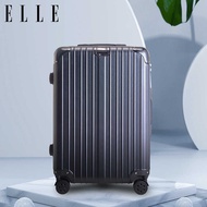 ELLE Lightweight Large-Capacity Wear-Resistant Scratch-Resistant Luggage Trolley Case Female Luggage