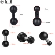 FEICHAO Dual Ball Socket Arm Mounting Adapter 25mm Ballhead to 25mm/17mm for GoPro Action Camera Sma