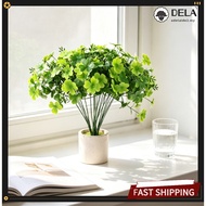 [April New Arrivals] Artificial Green 4-Leaf Clover Plant: Perfect for Home Decor & Floral Wedding❀