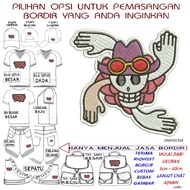 One PIECE 04 STRAW HAT PYRAMID/SCULL PATCH LOGO EMBROIDERED/EMBLEM BET ANIME