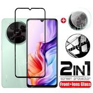 Nubia V70 Max 4G 2in1 Tempered Glass Film For ZTE Blade V70 Max BladeV70 4G Screen Protector Soft HD