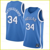 SY3 Paris 2024 Olympic Games Giannis Antetokounmpo Men Greece Basketball Swingman Player Jersey YS3