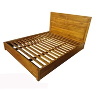 【吉迪市100%全柚木家具】ETBE003S1 訂製預購款 柚木雙人床架