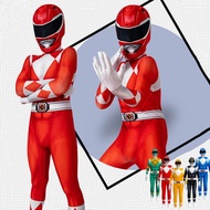 (CÓ SẴN) Trang Phục Hoá Trang 5 Anh Em Siêu Nhân Dành Cho Trẻ Em Bộ Đồ Cosplay Power Rangers