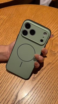 內地直送 - 炫彩双色壳适用红米Note145G手机壳中轴保护高级简约款双色不带磁吸-绿色 小米14T 5G