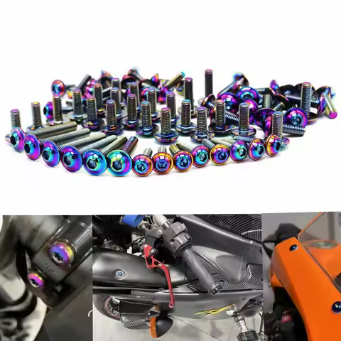 195pcs Motorcycle Screws Fairing Bolt Nuts Body Screws for Yamaha YZF R1 R15 R25 R3 R6 R7 R125 R15 R