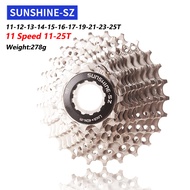 Sunshine 11 Speed Road Cogs 11-25T/28T/32T/36T จักรยานเสือหมอบ11 S Freewheel SRAM SUNRAC