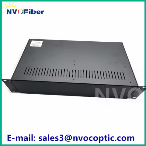 2U 14 Slots 19inch(19'') Rack Mount Chassis,Dual Power Supply Fiber Optic Media Converter Chassis/ E
