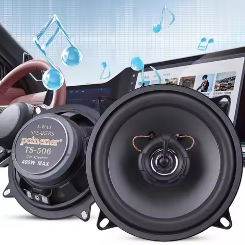 4/5/6 Inch Automobile Audio HiFi Music 12V 2 Way Full Frequency Car Stereo Speaker 4 Ohms Vehicle Au