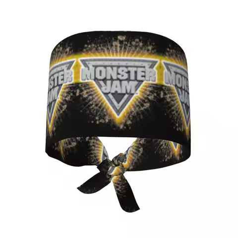 Monster Jam Scrub Hat Doctor Working Surgical Cap Unisex Adjustable Nursing Caps for Dentist