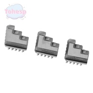 TOHESP 3pcs Self Centering Chuck, 3 Jaw 20CrMnTi Steel Lathe Chuck Jaws, Durable 3 Inch Inside Jaw C