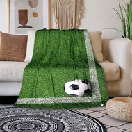 3D sports football pattern sofa kumot bahay kama kumot custom bahay office kumot berdeng damo footba