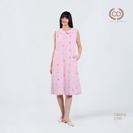 C&D Dress Komohana Stripe เดรส เดรส สีแดง CBBZME