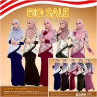 {AYN} BAJU KURUNG LACE SAZALINA 💜