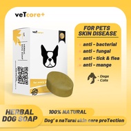 VeTcore+ soap Premium herbal dog soap 120g Tick and Flea Buster Soap