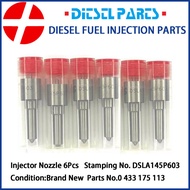6x Fuel Injector Nozzle DSLA145P603 Injection Nozzle for Ford Cargo 815 915 F250 F350 F4000 5.9D