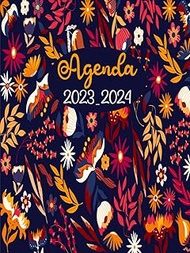 Agenda Semainier 2023-2024: Agenda Semainier 24 Mois 2023-2024, Planificateur hebdomadaire grand format A4, 2 Pages Par Semaine, Jolie Couverture.