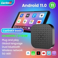 CarlinKit แอนดรอยด์กล่องทีวีคาร์เพลย์แบบแอนดรอยด์ไร้สายพื้นฐานกล่อง CarPlay AI AI 11 Iptv Netflix Yo