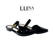 Glossy, Luxurious, Imported Women's Work Shoes, Flat Shoes, Jelly Rubber Sandals Balance L633-7