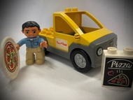 Duplo Lego pizza truck 人仔 貨車