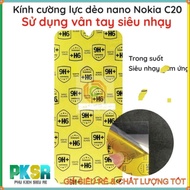 Nokia C20/C30 tempered film is transparent, super durable flexible nano, strength 9H+