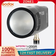 Godox H200R 200W Ring Flash Head with Spiral Flash Tube Magnetic Accessory Port for Godox EC200 AD200 Pocket Flash Speedlite