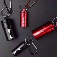 Mini Car Ashtray Keychain Fashion Brand Portable Sealed Cans Ashtray Multifunctional nYGL