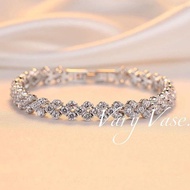 Goddess Accessories-Bracelet silver plated diamond creative silver plated diamond