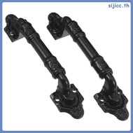 2pcs Heavy Duty Barn Door Handle Replacement Handle No Punch Handle Gate Handle For Sliding Doors Ca