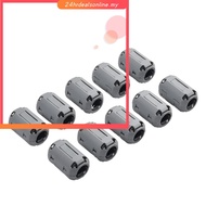 【HRDEAL】10 Pack Ferrite Ring Core Grey Clip-On Ferrite Core Noise Suppressor Cable Clips