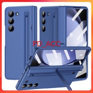 [ Samsung Galaxy Z Fold 3 ] 3in1 Hard Case + Stand + Spen Samsung Z Fold 3 | Built-in Pen Case Trans