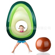 Large Ball Swimming Ring Avocado Floating Row INS Water Avocado Avocado Inflatable Toy Hot Sale GAPV